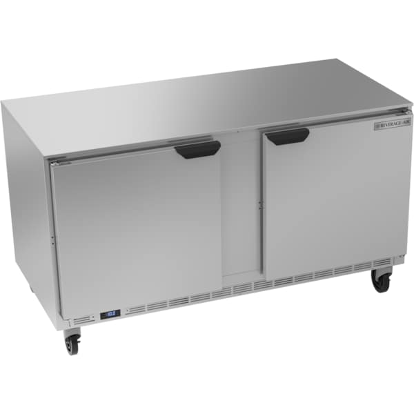 Beverage-Air Freezer, Undercounter, 60" W, 2 Door, 14.39 cu. ft., 115 Volt UCF60AHC - main